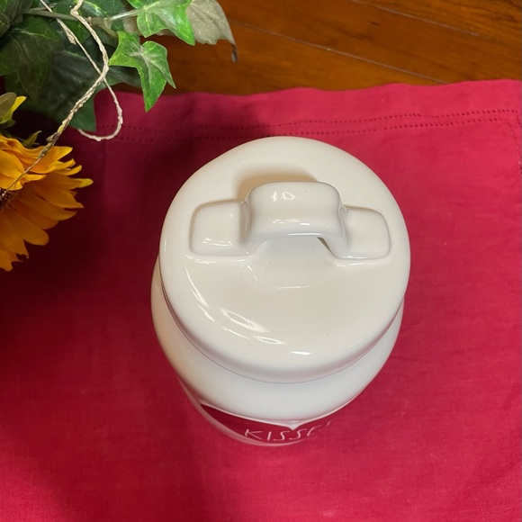 KISSES Rae Dunn Valentines Canister - Picture 2 of 6